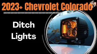 Chevrolet Colorado Ditch Lights Hood Mount Light Pillars (EASY INSTALL) 2023-2024 | M&R Automotive