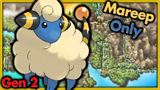 Can I Beat Pokemon Gold with ONLY Mareep? 🔴 Pokemon Challenges ► NO ITEMS IN BATTLE
