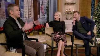 Matt Damon and the Hemsworth Brothers Run into Ryan