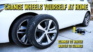 How to Change Wheels Yourself at Home - Summer to Winter - Schimbare roti de vara la roti de iarna