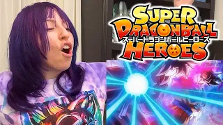 UI GOKU VS SS4 GOKU!!! - Super Dragon Ball Heroes Episode 50 - Ultra God Mission REACTION