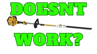 DEWALT 27cc 22 in. Gas Hedge Trimmer with Attachment Capability |Quick Thoughts| Review