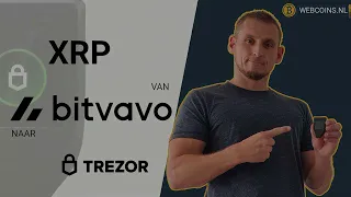 XRP verzenden van Bitvavo naar een Ripple account op je Trezor Model T Hardware Wallet