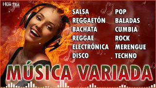 MÚSICA VARIADA 🎧 Pop, Baladas, Rock, Cumbia, Techno, Salsa, Merengue, Reggae, Bachata, y más