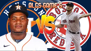 Houston Astros Vs. Boston RED SOX ALCS Game 1 Watch Party Live Stream