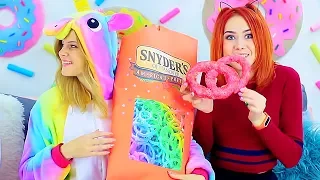 6 DIY Erstaunliche XXL Einhorn Snacks