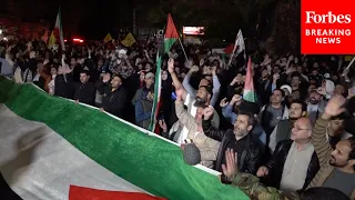 BREAKING NEWS: Hundreds Of Iranians Celebrate Iran’s Drone Strikes On Israel In Tehran