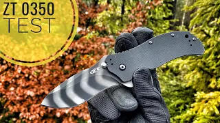 Нож Zero Tolerance 0350 тест / testing