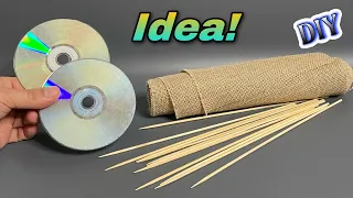 DVD ДИСКИ, ШПАЖКИ И МЕШКОВИНА-ЭТО ПРОСТО ФЕЙЕРВЕРК🎆ПОДЕЛКИ ИЗ CD ДИСКОВ💥DIY Creative ideas