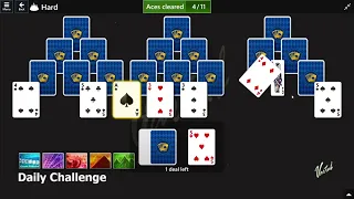 Microsoft Solitaire Collection - TriPeaks Hard | Daily Challenge August 6th 2022