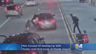 Ticketed Passenger At Florida Airport Accused Of Carjacking Vehicle With Mother, Child Inside