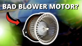 SYMPTOMS OF A BAD BLOWER MOTOR