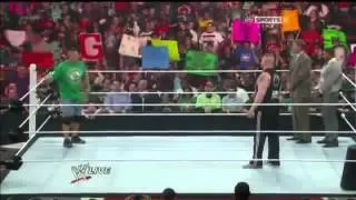 Brock Lesnar  John Cena Brawl Segment  2012 legendado