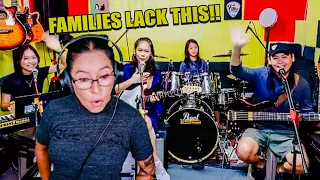 FILIPINO FAMILY BAND "FRANZ RHYTHM" DON'T SPEAK (No Doubt) COVER // LATINA REACTS