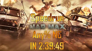 Спидран Mad Max за 2:39:49 (Any% NG)