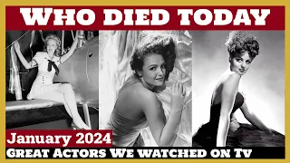 7 Famous Celebrities who died today 14th January - remembering big stars - 2024
