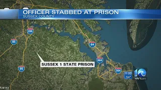 Officer stabbed by inmate at Sussex I State Prison on Wednesday