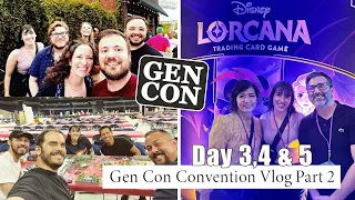 Gen Con Convention Vlog Part 2! | Day 3, 4 & 5