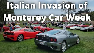 Absolutely Incredible Amount of Italian Supercars In Monterey, Concorso, Casa Ferrari & Barnyard