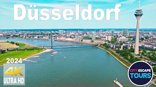 Düsseldorf, Germany 🇩🇪 - Aerial tour Around The Most Famous Places by drone [4K]