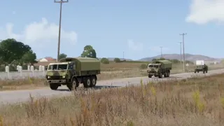 13 MINUTES AGO, giant Russian turbo-powered tanks bombarded 220 NATO tanks in Ukraine - ARMA 3