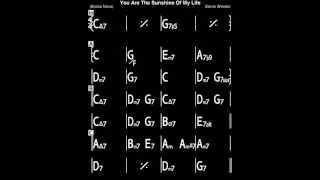 you are the sunshine of my life. bossa -stevie wonder  (Bass Playback)