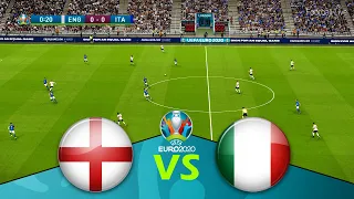 ENGLAND vs ITALY - UEFA Euro 2020 | Full Match All Goals HD Penalty Shootout | Football Live PES2021