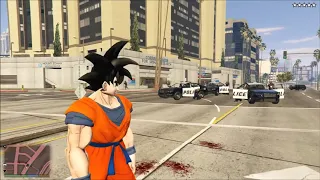 GTA 5 Mods   DRAGON BALL Z MOD w  SUPER SAIYAN GOKU   dragon ball super