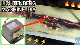 Jak wypalać w drewnie prądem elektrycznym? LICHTENBERG FRACTAL BURN IN WOOD