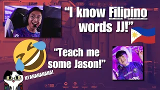 PRX f0rsakeN trolling PRX Jinggg with Filipino Words #valorant #funny #philippines #viral