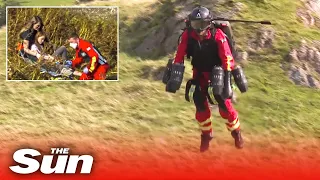 World’s first Jet suit for paramedics tested in the Lake District