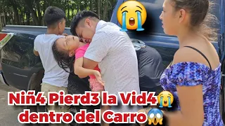 Si no lo grabo no lo creerías😱 esta Niñ4 Pierd3 la Vid4 dentro del Carro😭😭 no vas a creer q pasó?😱💔😭