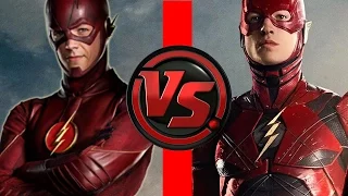 Flash VS Flash | Ezra Miller Flash vs Grant Gustin Flash | Who is FASTER?!