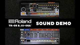 Roland TR-08 & JU-06A - SOUND DEMO (No Talking)