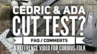 Cedric Ada Steel Edge Testing: Frequent Questions and Statements reference video