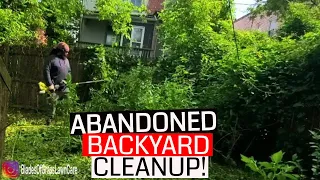 ABANDONED Property Overgrown Lawn Gets Mowed! ( It’s Oddly Satisfying )