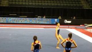 Kyla Ross- Floor Exercise - 2012 Kellogg's Pacific Rim Championships Podium Training