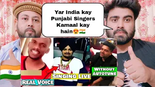 15 Indian Punjabi Singers Real Voice Without Auto tune | Sidhu , Guru , Hardy , Karan , Miland |