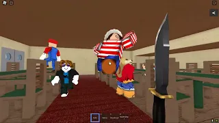 100 Players, Sort Of. (Roblox MM2 NPC Kill 2)