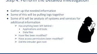 Incident Response the Basic Response Cycle - Part 2