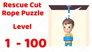 Rescue Cut Rope Puzzle Level 1-100 Gameplay Walkthrough