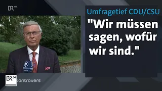 CDU-Politiker Bosbach kritisiert Wahlkampfstrategie der Union | Kontrovers | BR24