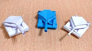 Как сделать танк из бумаги А4. Поделки оригами