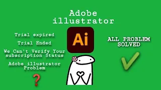 Cara Memperbaiki masalah Kode expired berakhir - Adobe Illustrator Trial Ended Solved