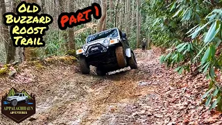We didn’t expect this to happen! Old Buzzard Roost Rd trail in NC. Jeep Gladiator & Wrangler