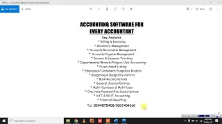 Accounting Software for every Accountant - Neburako Ghana