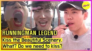 [RUNNINGMAN THE LEGEND] Kiss the Beautiful Scenery. What? Do we need to kiss? (ENGSUB)