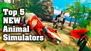 Top 5 NEW Animal Simulators Gameplay Video Android/iOS