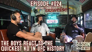 The Boys React to the Quickest Knockout in UFC History | Bussin With The Boys #024