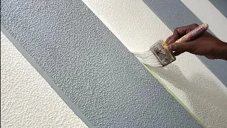 wall Painting hack and tricks // texture painting design ideas